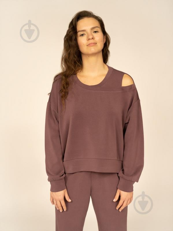 Світшот 4F SWEATSHIRT FNK 4FAW22TFSWF157-80S р.S коричневий - фото 2