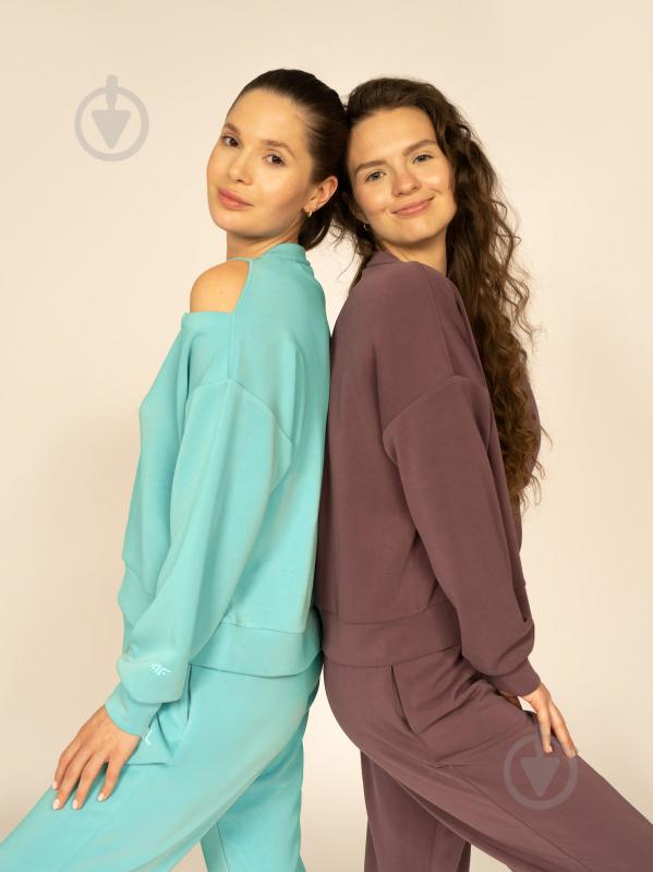 Світшот 4F SWEATSHIRT FNK 4FAW22TFSWF157-80S р.S коричневий - фото 3