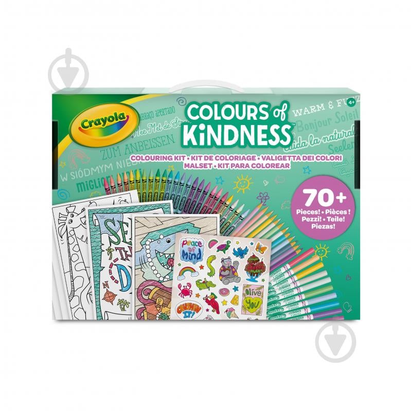 Набір для малювання Crayola "Colours Of Kindness", 70+ одиниць 04-2941 - фото 2