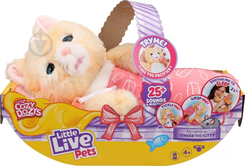 Игрушка интерактивная Moose Котенок-обнимашка Джинджер 26492 - фото 1 Игрушка интерактивная Moose Котенок-обнимашка Джинджер 26492 - фото 1