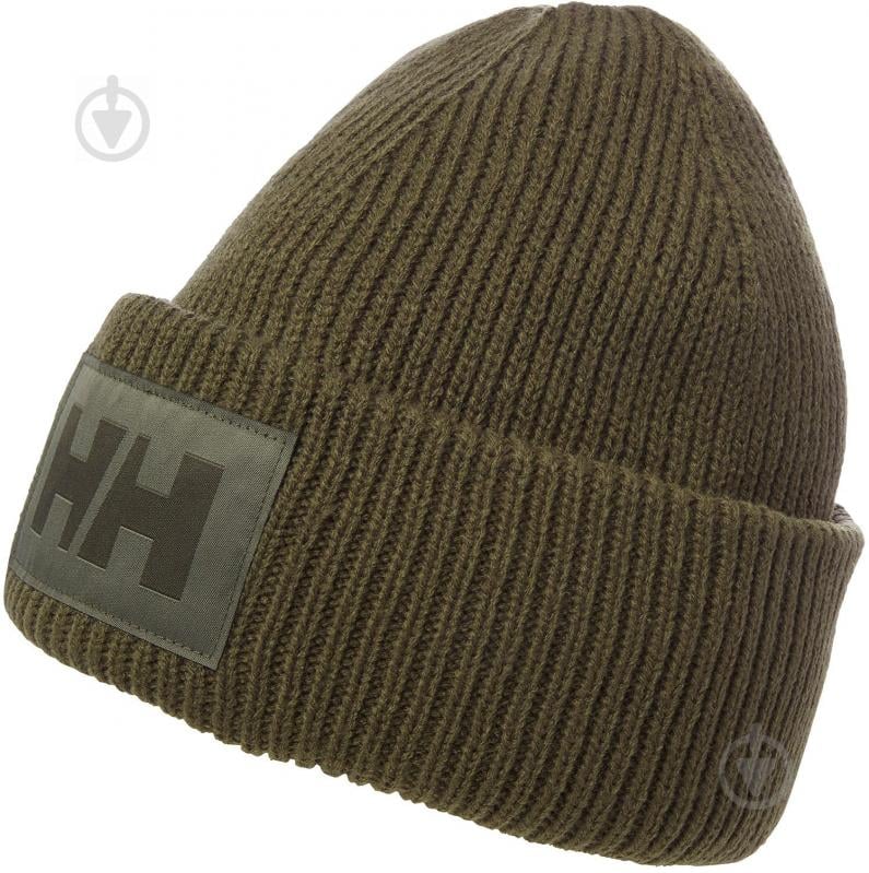 Шапка Helly Hansen Hh Box Beanie 53648_431 р.one size хаки - фото 1