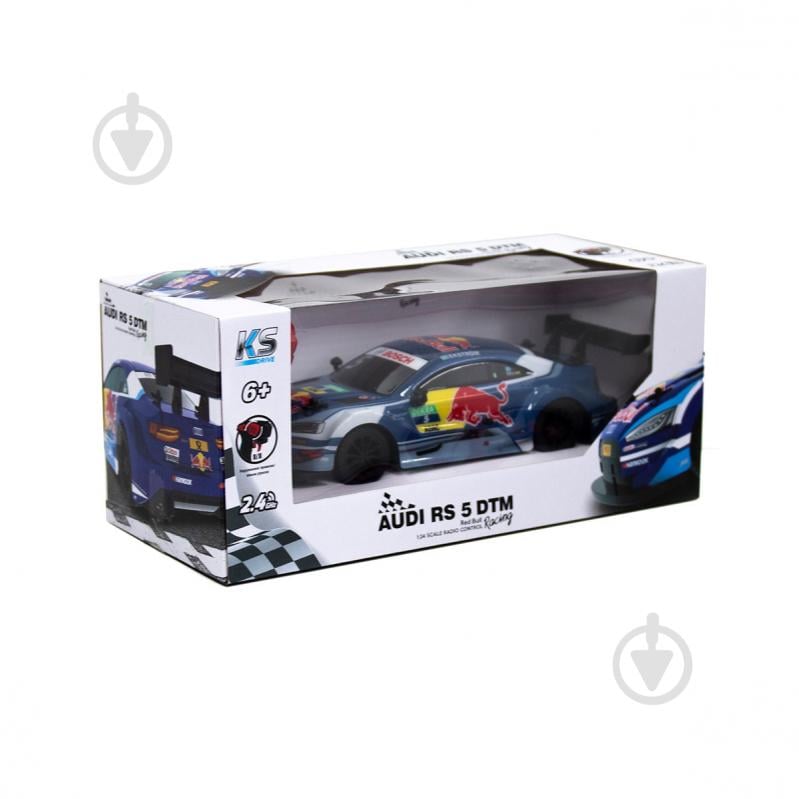 Машинка на р/к - Audi RS 5 DTM Red Bull (1:24, 2.4Ghz, блакитний) 1:24 124RABL - фото 11