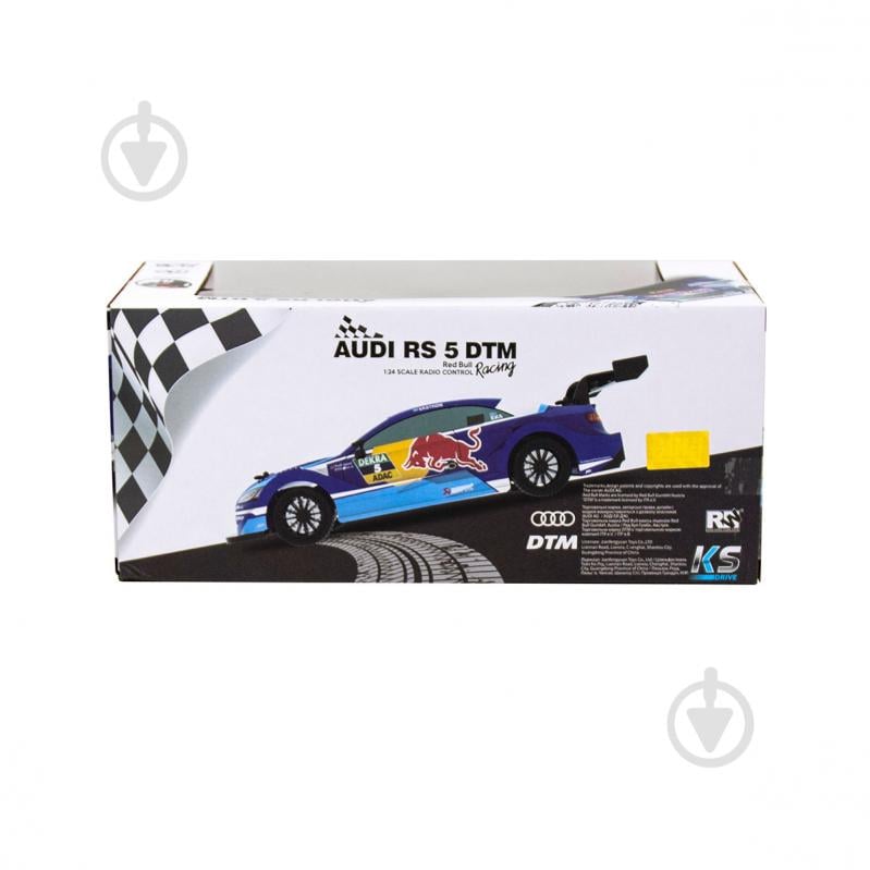 Машинка на р/к - Audi RS 5 DTM Red Bull (1:24, 2.4Ghz, блакитний) 1:24 124RABL - фото 12