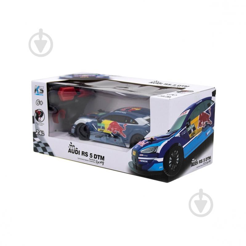 Машинка на р/к - Audi RS 5 DTM Red Bull (1:24, 2.4Ghz, блакитний) 1:24 124RABL - фото 9