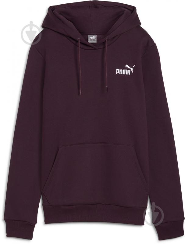 Джемпер Puma ESS+ EMBROIDERY HOODIE FL 67000440 р.S бордовий - фото 1