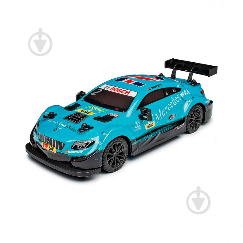 Машинка на р/к - Mercedes AMG C63 DTM (1:24, 2.4Ghz, блакитний) 1:24 124RMBL - фото 1