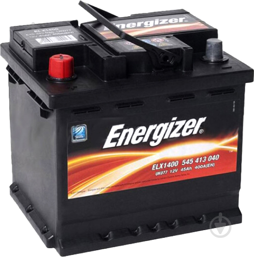 Аккумулятор автомобильный Energizer 6 CT-45-L 45Ah 400A 12V «+» слева (545 413 040) - фото 1