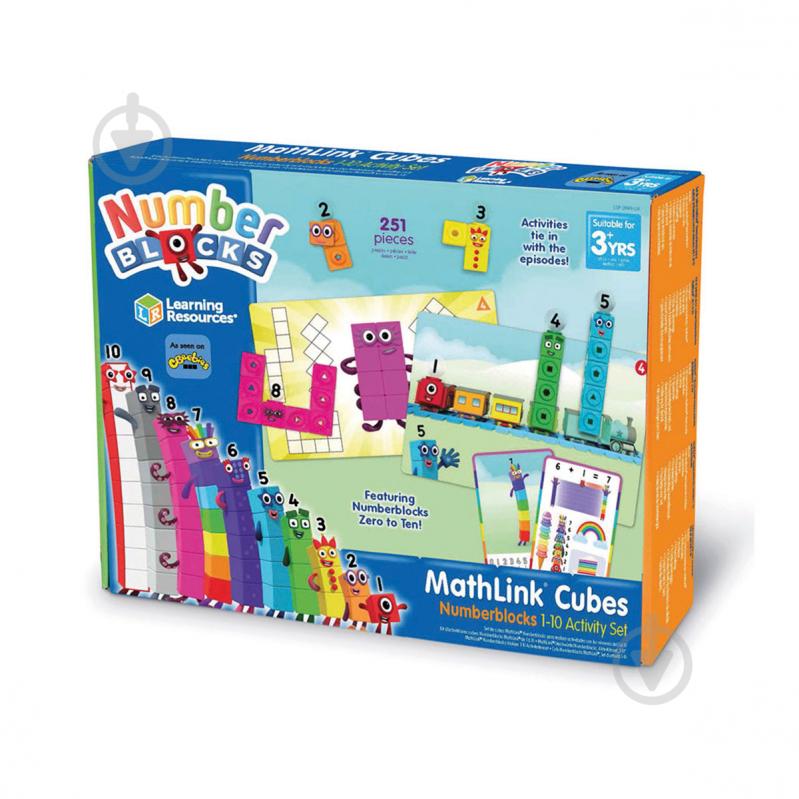 Набір Learning Resources серії Numberblocks - Вчимося рахувати Mathlink® Cubes LSP0949-UK - фото 1