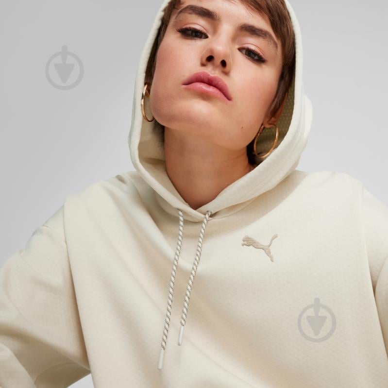 Джемпер Puma CLASSICS OVERSIZED HOODIE DK 62663687 р.S бежевый - фото 7