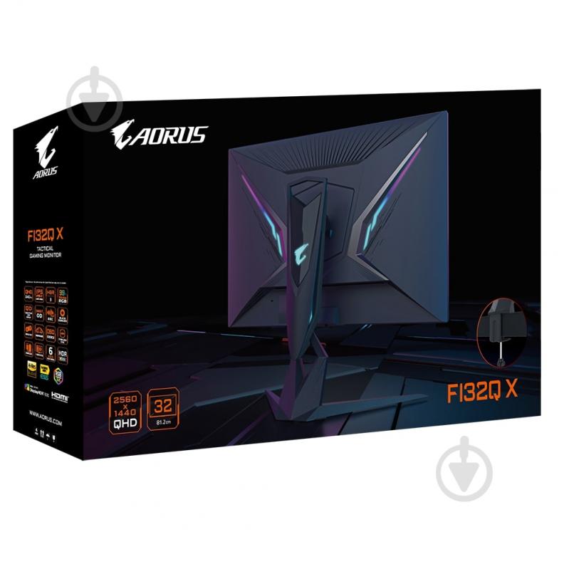 Монитор Gigabyte AORUS FI32Q-X 32" (FI32Q-X-EK) - фото 9