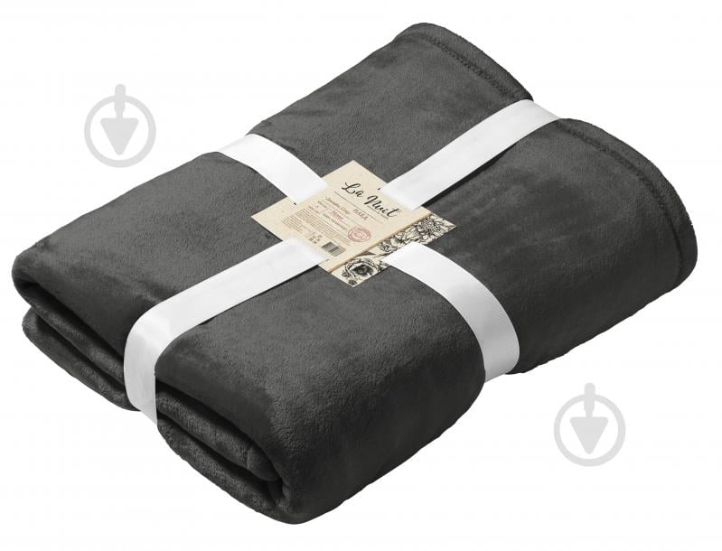 Плед Gray 160x200 см серый La Nuit - фото 1 Плед Gray 160x200 см серый La Nuit - фото 1