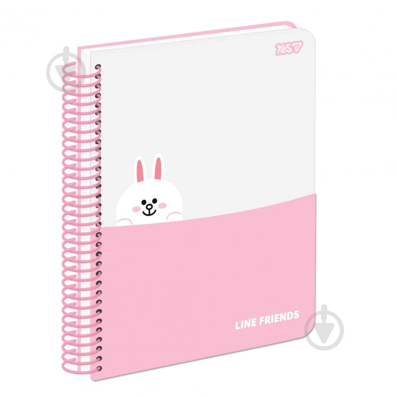 Блокнот YES Line Friends 80 лист. клетка 152607 - фото 1 Блокнот YES Line Friends 80 лист. клетка 152607 - фото 1
