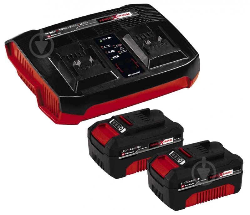 Адаптер Einhell 18,0V 4Ah TE-CP 18 Li USB і Ліхтар TE-CL 18 Li (4514110) 4514120 Set4 - фото 3