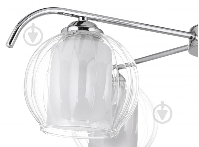 Люстра стельова Sensio Aquarius 5x40 Вт E27 білий/хром ALG-07488/5 - фото 3