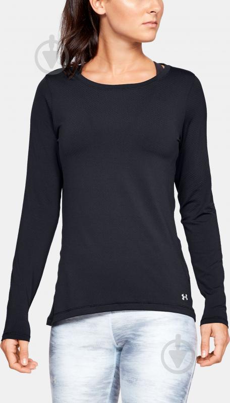 Футболка Under Armour UA HG Armour Long Sleeve 1328966-001 р.2XL чорний - фото 3