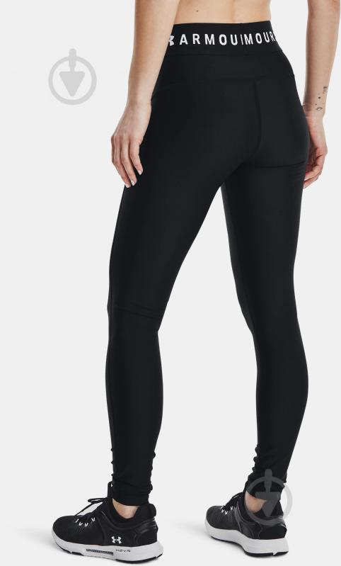 Лосини Under Armour UA HG Armr Brand WB Legging 1333235-001 р.2XL чорний - фото 2