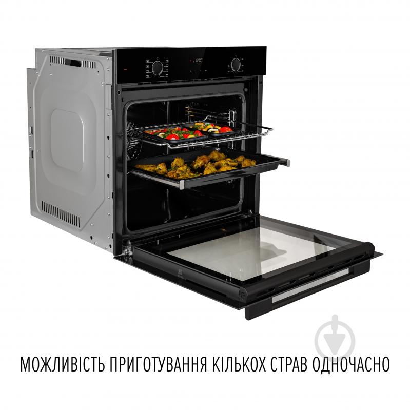 ВИТРИНА! Духовой шкаф Perfelli PERLA 6D8S NERO - фото 13