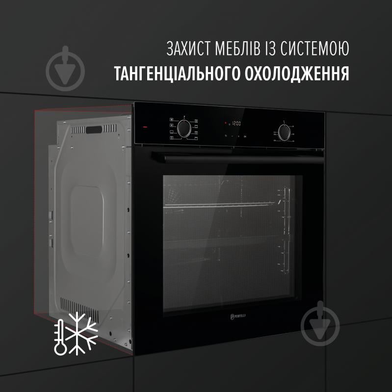 ВИТРИНА! Духовой шкаф Perfelli PERLA 6D8S NERO - фото 6