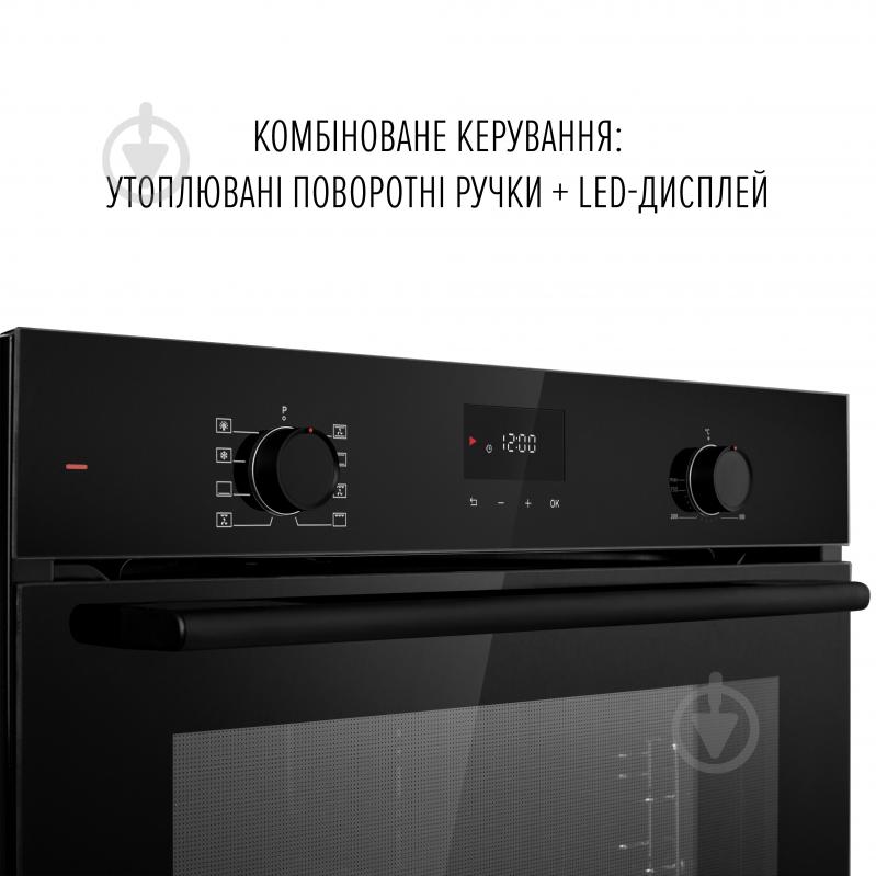 ВИТРИНА! Духовой шкаф Perfelli PERLA 6D8S NERO - фото 7