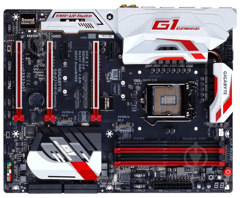 Материнская плата Gigabyte GA-Z170X-Gaming 7 (Socket 1151, Intel Z170, ATX) - фото 1