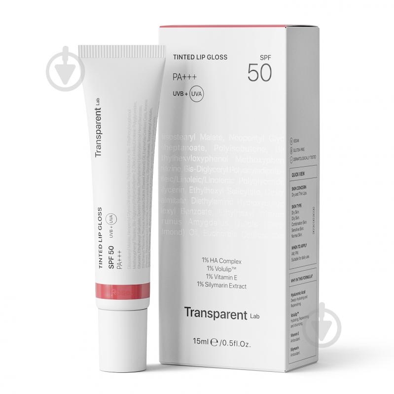 Бальзам для губ TRANSPARENT Lab SPF 50 Rose 15 мл - фото 1 Бальзам для губ TRANSPARENT Lab SPF 50 Rose 15 мл - фото 1