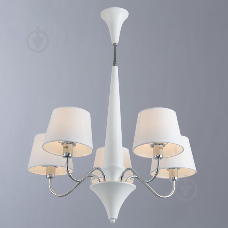 Люстра підвісна Arte Lamp Gracia A1528LM-5WH 5x40 Вт E14 білий - фото 2