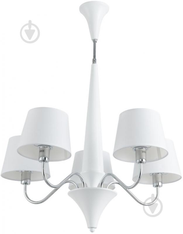 Люстра підвісна Arte Lamp Gracia A1528LM-5WH 5x40 Вт E14 білий - фото 1