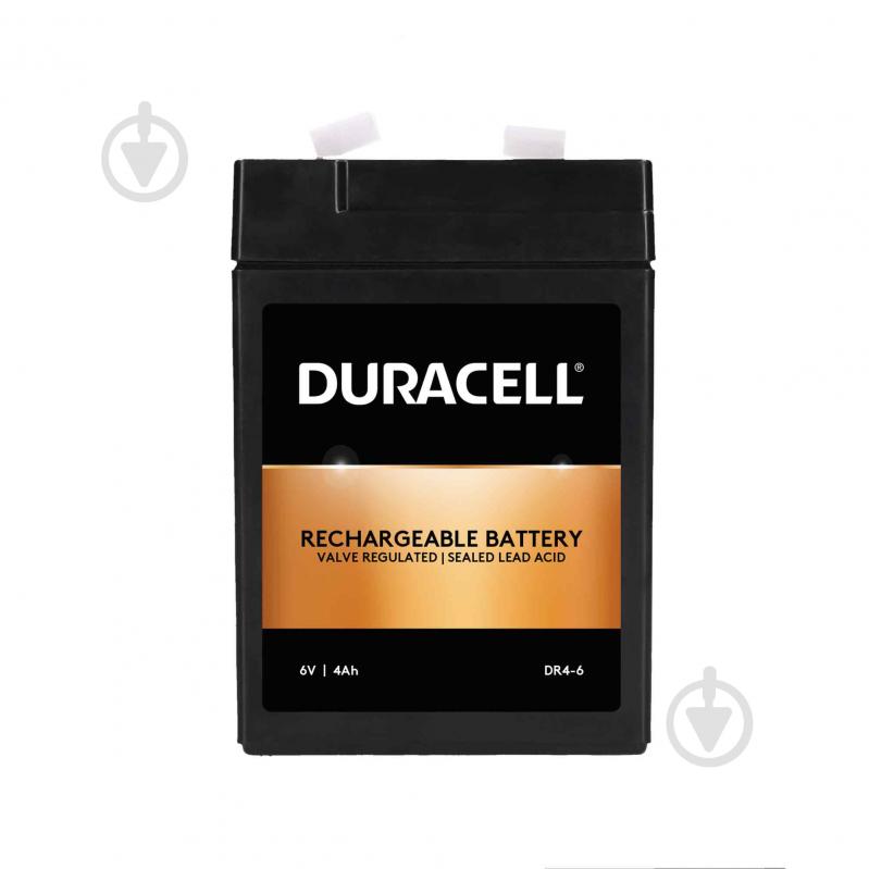 Батарея аккумуляторная Duracell 6V 4Ah AGM (DR4-6) - фото 1