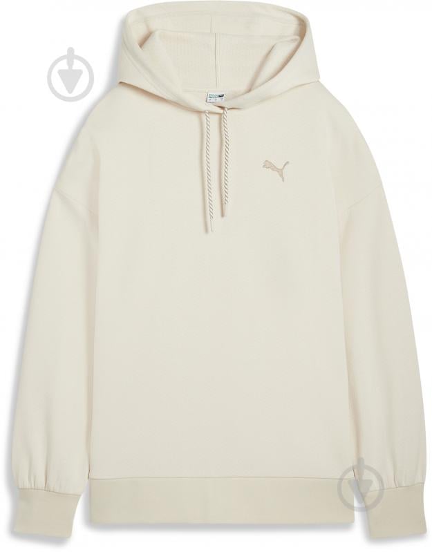 Джемпер Puma CLASSICS OVERSIZED HOODIE DK 62663687 р.XS бежевий - фото 1