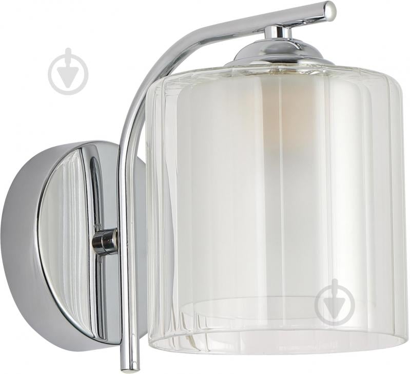 Світильник настінний Sensio Serpens 40 Вт E27 прозорий/хром ALG-07491/1W - фото 1