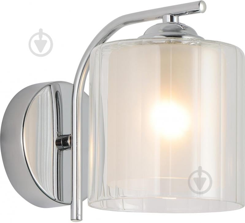 Світильник настінний Sensio Serpens 40 Вт E27 прозорий/хром ALG-07491/1W - фото 2