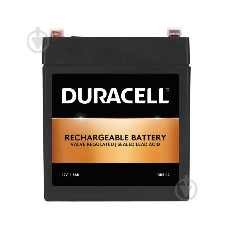 Батарея аккумуляторная Duracell 12V 5Ah AGM (DR5-12) - фото 1