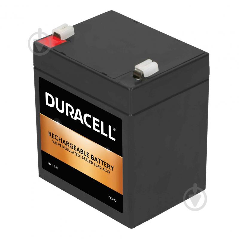 Батарея акумуляторна Duracell 12V 5Ah AGM (DR5-12) - фото 2