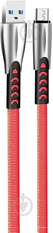 Кабель ColorWay USB - MicroUSB (zinc alloy) 2.4а 1 м red (CW-CBUM011-RD) - фото 2 Кабель ColorWay USB - MicroUSB (zinc alloy) 2.4а 1 м red (CW-CBUM011-RD) - фото 2