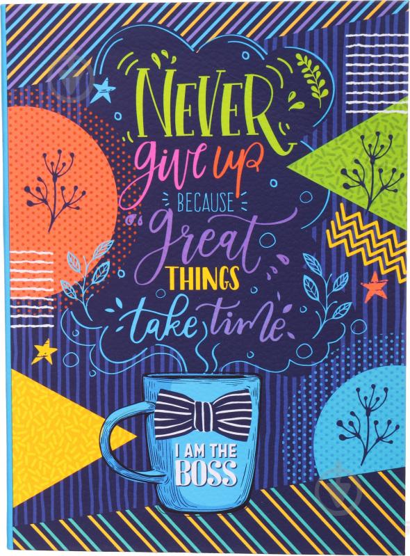 Блокнот Never give up Mandarin - фото 1