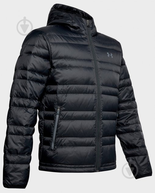 Пуховик мужской зимний Under Armour UA Armour Down Hooded Jkt 1342738-001 р.3XL черный - фото 4