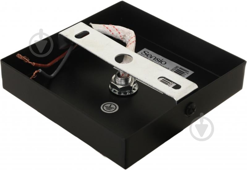 Світильник настінний Sensio Hercules 40 Вт E27 чорний/димчастий ALG-07552/1W - фото 5