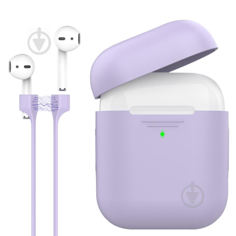 Чохол для навушників Promate PodKit для Apple AirPods purple (podkit.purple) - фото 1