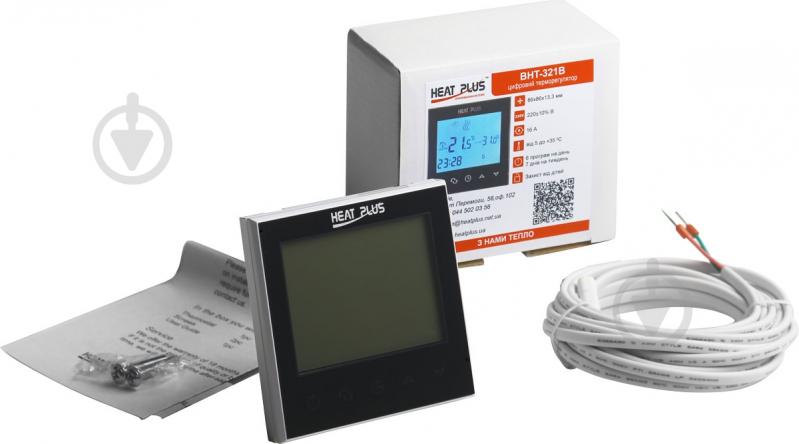 Терморегулятор Heat Plus BHT-321GB черный (BHT321B) - фото 4