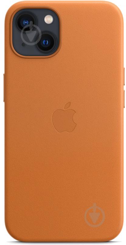 Чохол-накладка Apple Leather Case with MagSafe для Apple iPhone 13 golden brown (MM103ZE/A) - фото 2