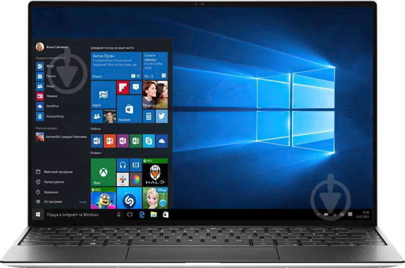 Ноутбук Dell XPS 13 (9310) 13,4" (N939XPS9310UA_WP) platinum silver - фото 1