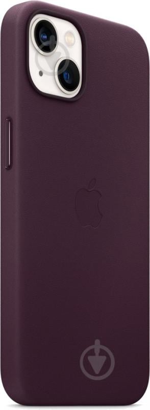 Чохол-накладка Apple Leather Case with MagSafe для Apple iPhone 13 dark cherry (MM143ZE/A) - фото 2