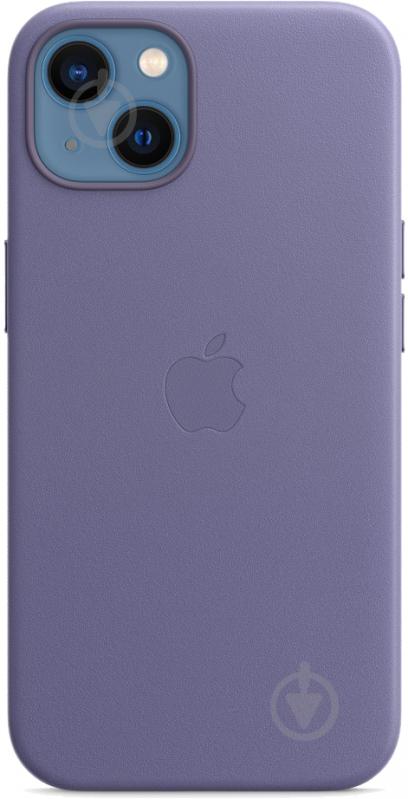 Чохол-накладка Apple Leather Case with MagSafe для Apple iPhone 13 wisteria (MM163ZE/A) - фото 3