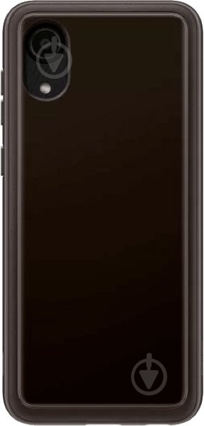 Чохол Samsung Soft Clear Cover для Galaxy A03 Core (A032) Black (EF-QA032TBEGRU) - фото 1