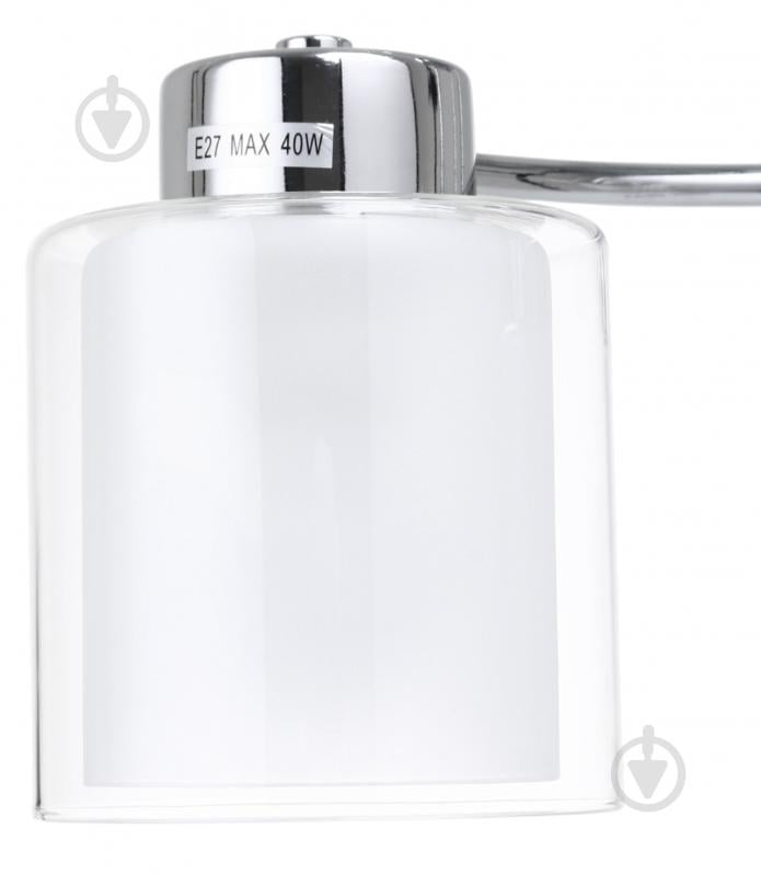 Люстра стельова Sensio Circinus 3x40 Вт E27 хром/білий ALG-07561/3 - фото 3