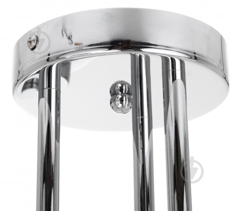 Люстра стельова Sensio Circinus 3x40 Вт E27 хром/білий ALG-07561/3 - фото 4