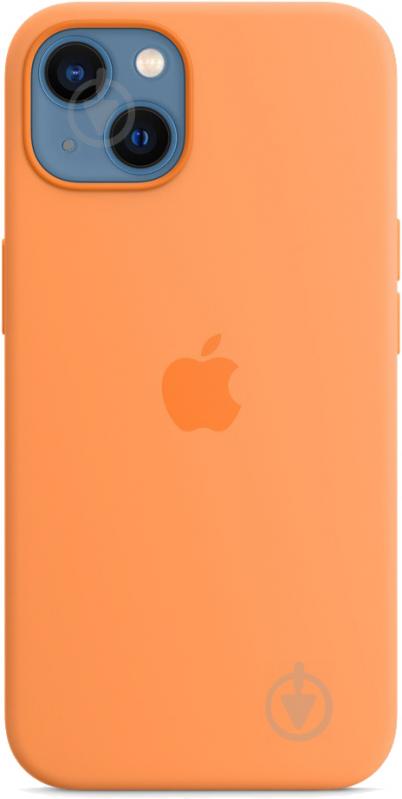 Чохол-накладка Apple Silicone Case with MagSafe для Apple iPhone 13 marigold (MM243ZE/A) - фото 3