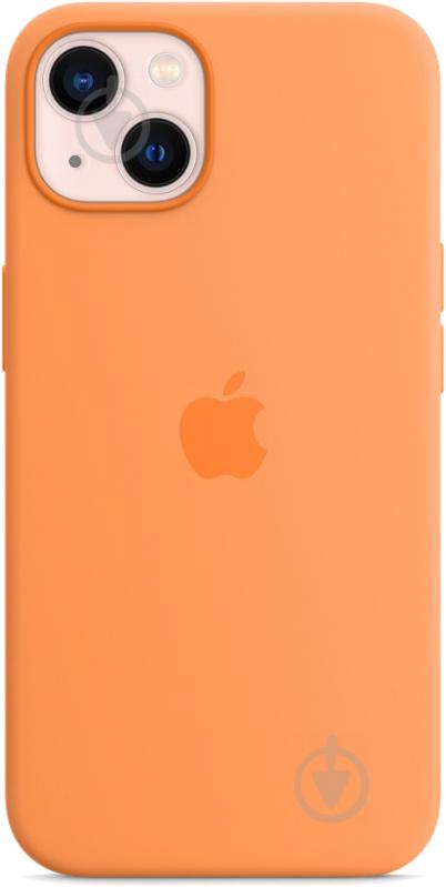 Чохол-накладка Apple Silicone Case with MagSafe для Apple iPhone 13 marigold (MM243ZE/A) - фото 4