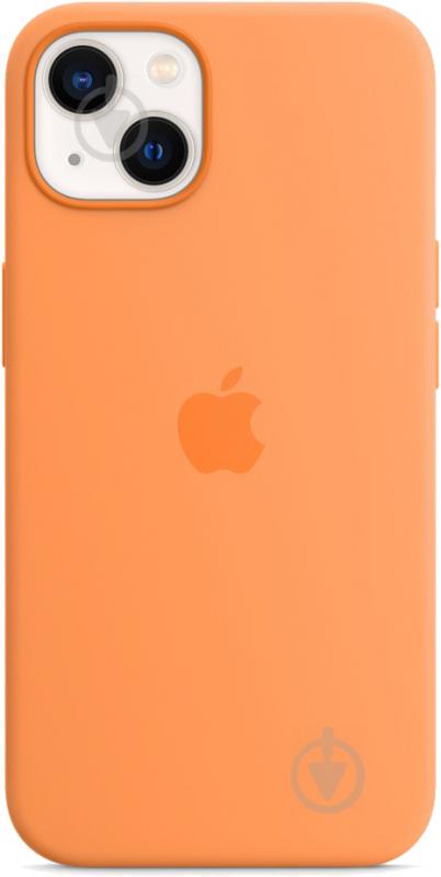 Чохол-накладка Apple Silicone Case with MagSafe для Apple iPhone 13 marigold (MM243ZE/A) - фото 1