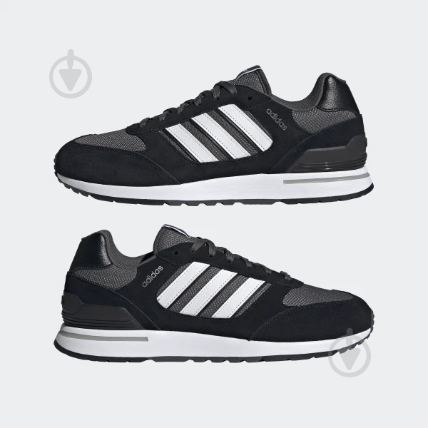 Кроссовки мужские демисезонные Adidas RUN 80S GV7302 р.46 черные - фото 2